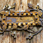 Art Nouveau door plague from Nancy France @FanningSparks