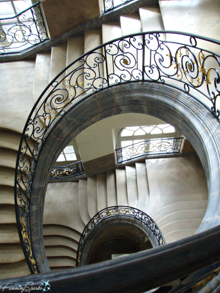 Art Nouveau wrought iron staircase in Nancy France @FanningSparks