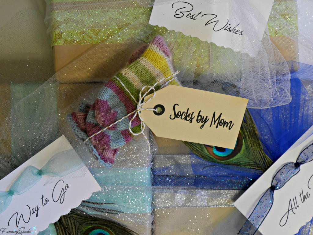 Gifts for special occasions featuring socks by Mom. @FanningSparks