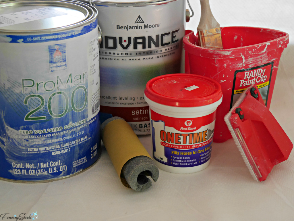 My favorite painting supplies and tools. @FanningSparks