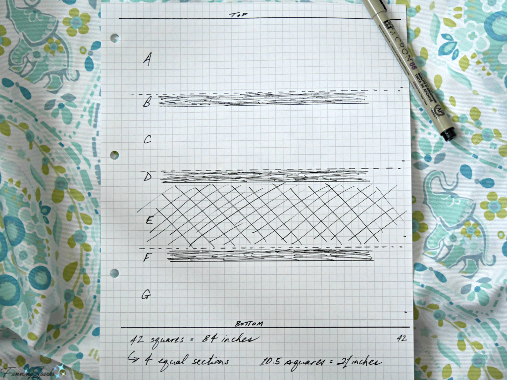 Rough sketch for lengthening shower curtain. @FanningSparks