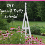 DIY Pyramid Trellis Tutorial by FanningSparks. @FanningSparks