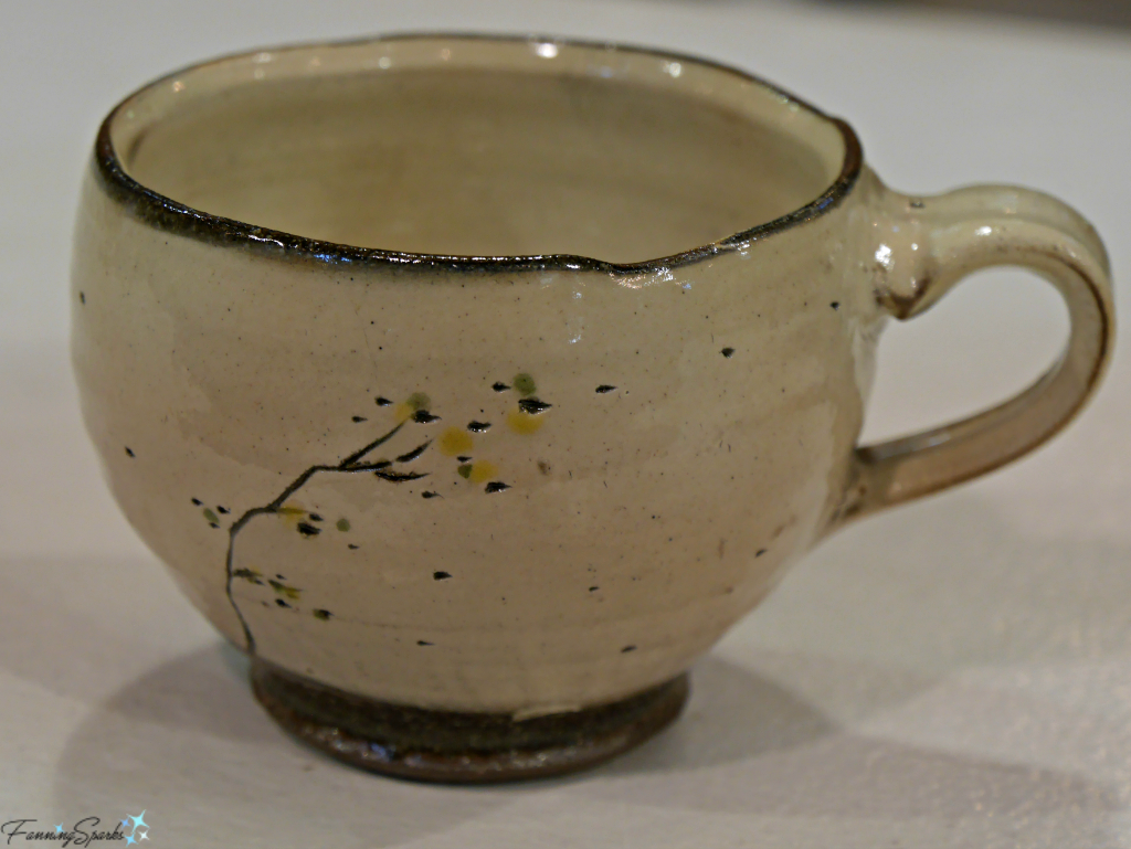 Mug by Minsoo Yuh at Perspectives Georgia Pottery Invitational 2018. @FanningSparks