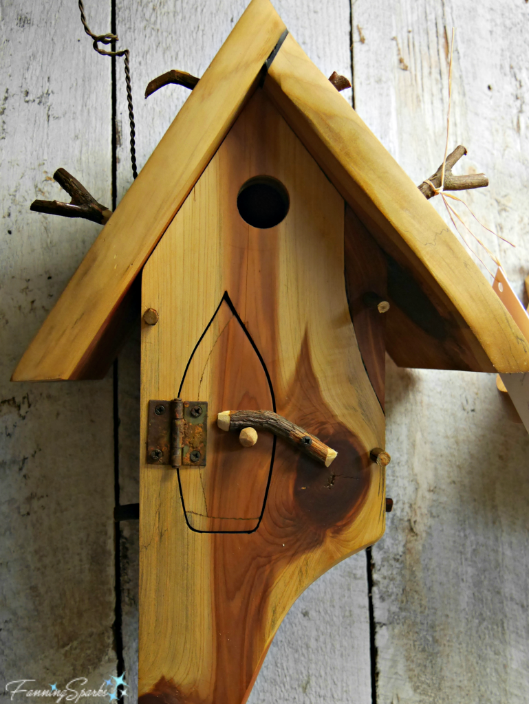 One-of-a-kind birdhouse made by Walt Cottingham. @FanningSparks