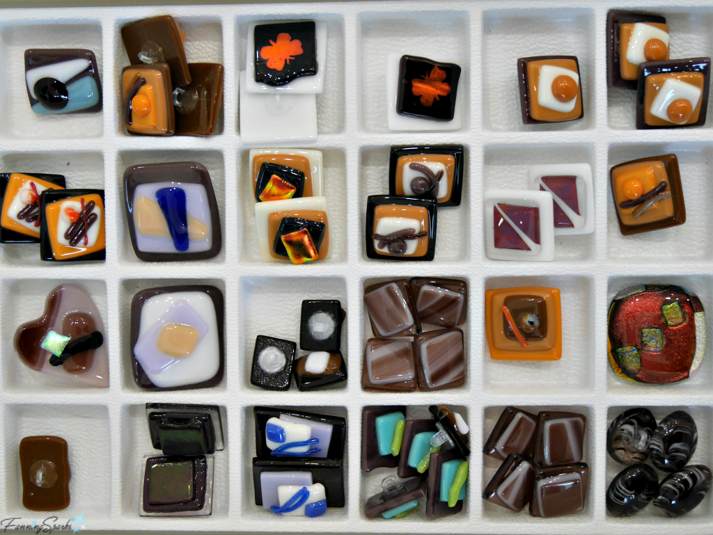 Fused Glass Buttons by Cat Martin