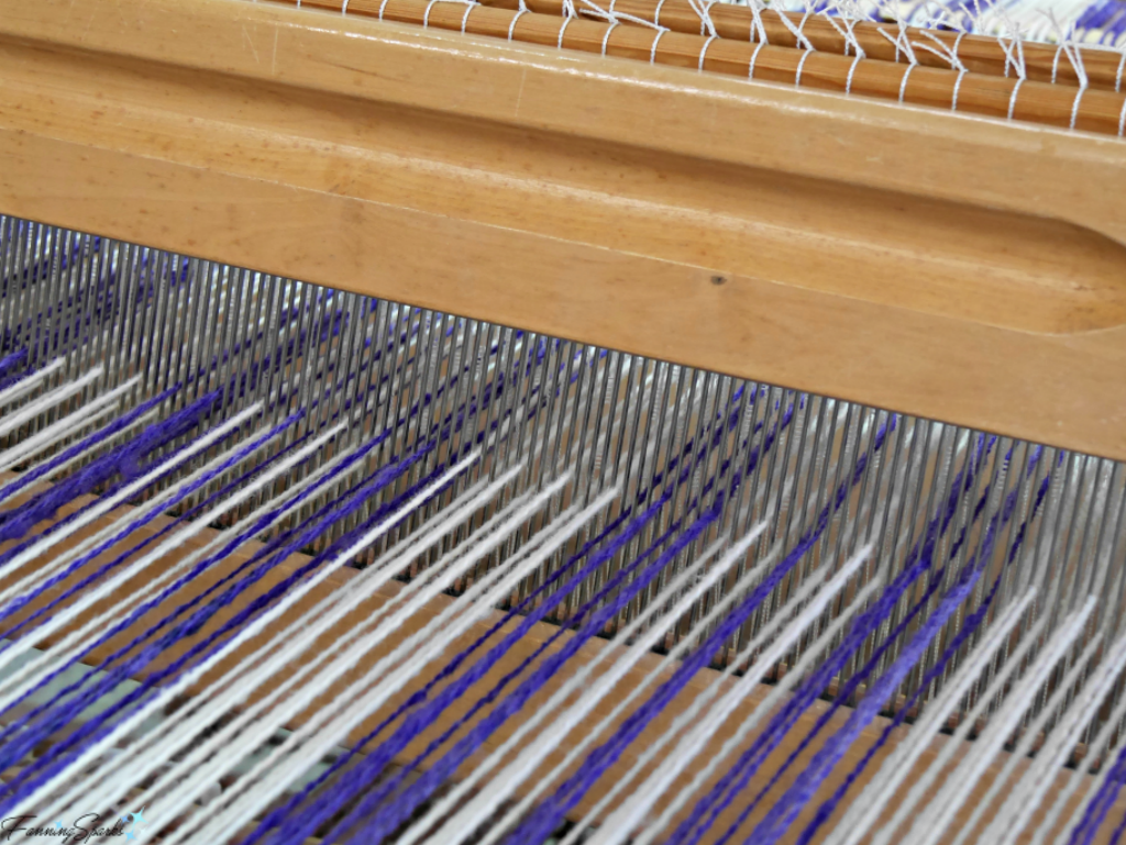 Weaving Loom at The Wool Room. @FanningSparks