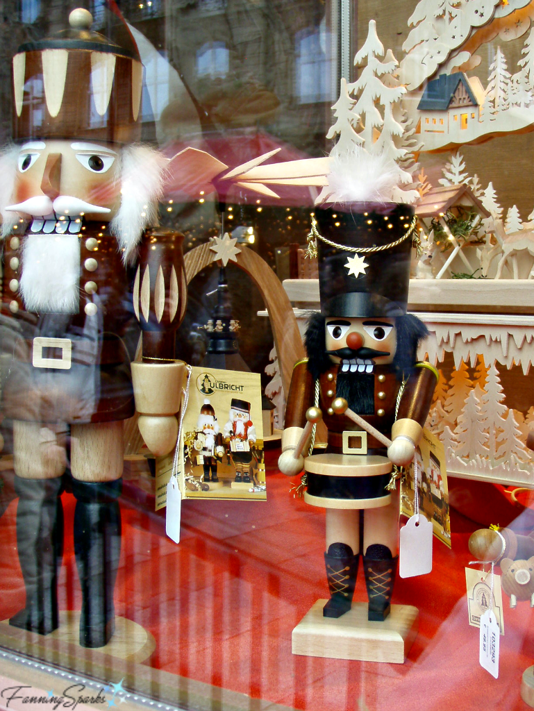 Hand Crafted Nutcrackers at German Christmas Market. @FanningSparks