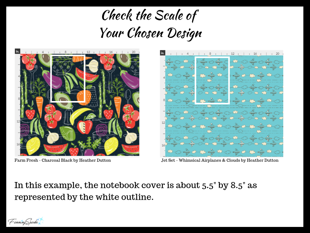 Check the Scale of Your Chosen Design. @FanningSparks