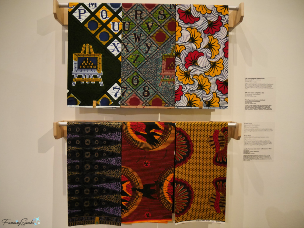 Wandering Spirit: African Wax Prints at Ruth Funk Center for Textile Arts 2.   @FanningSparks