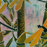 Indonesian Batik Painting - Dragonflies. @FanningSparks