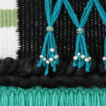 Textured Details of Woven Wall Hanging Designed and Made by FanningSparks. @FanningSparks