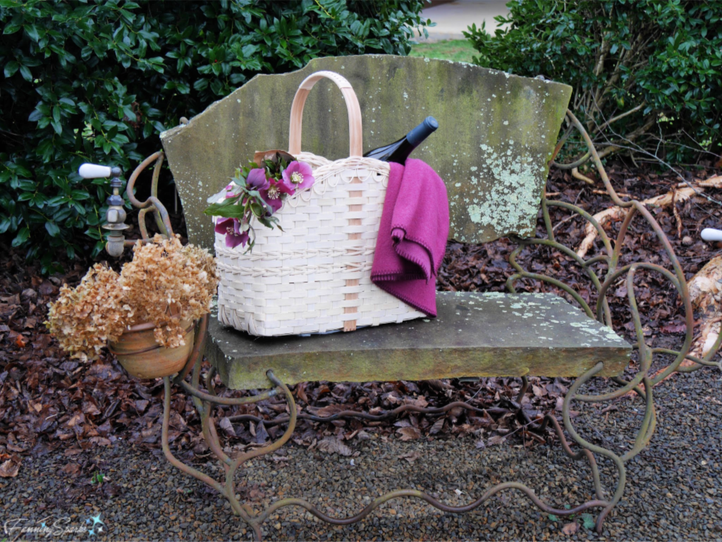 My Market Basket in Noelle's Garden at the John C Campbell Folk School.   @FanningSparks