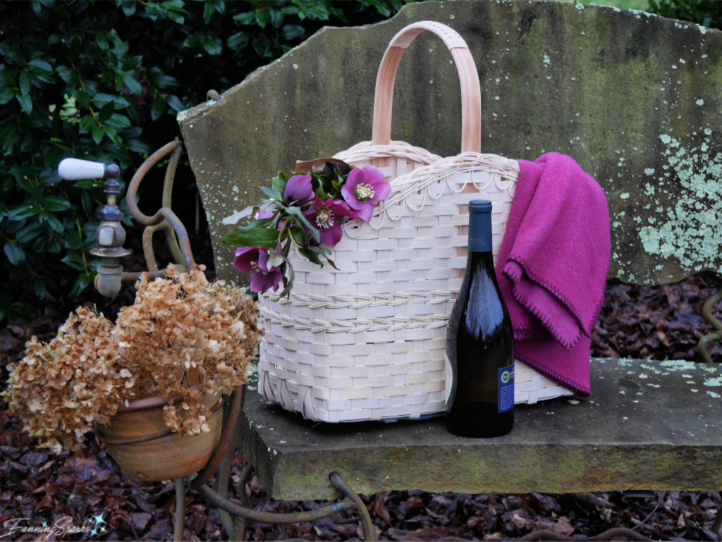 My Market Basket in Noelle's Garden at the John C Campbell Folk School.   @FanningSparks