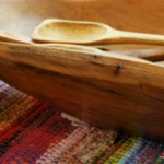 Wooden Bowl in Craft Shop at John C Campbell Folk School. @FanningSparks