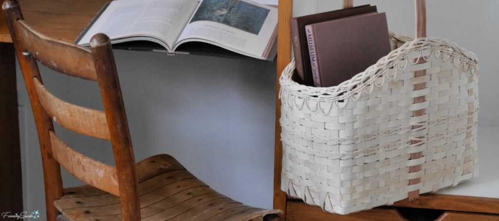 Desk in Room at Bidstrup House at John C Campbell Folk School. @FanningSparks