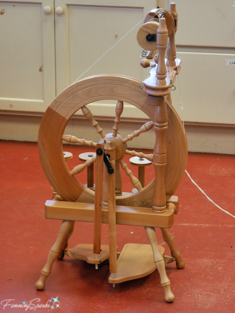 Spinning Wheel Used in Class.   @FanningSparks