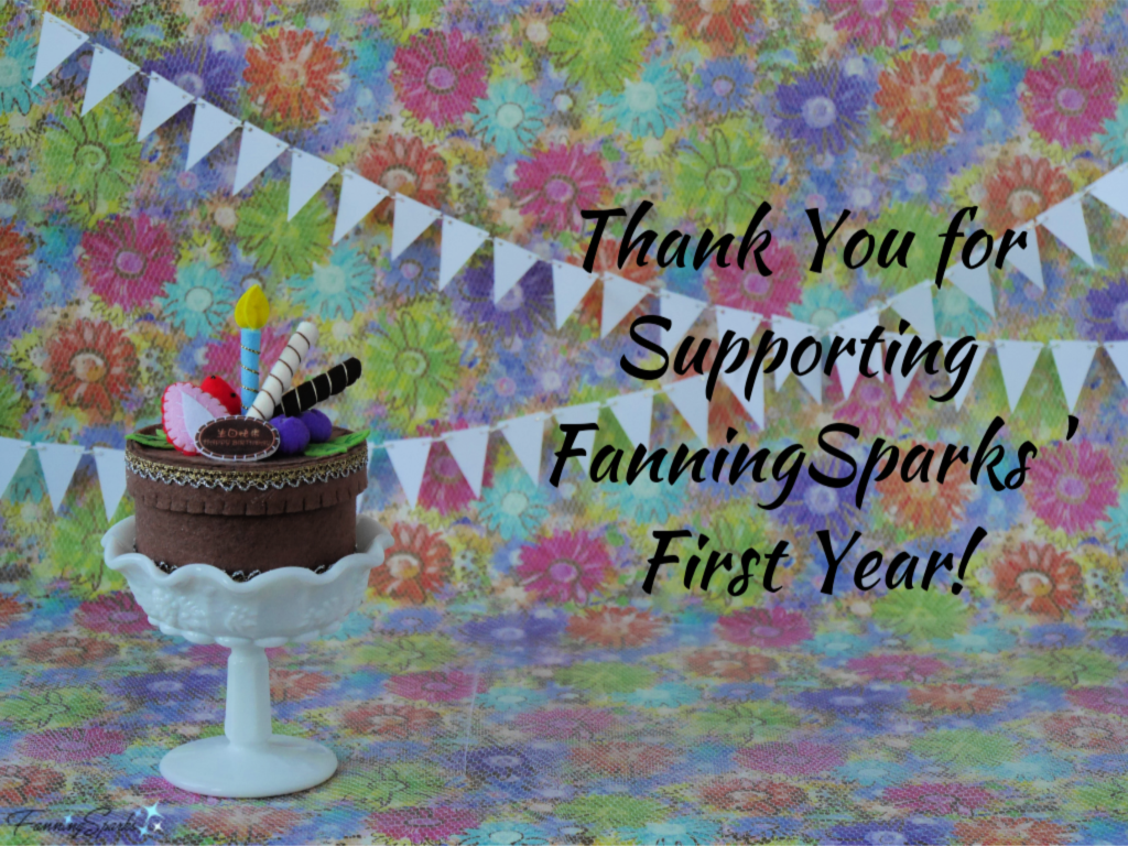 Thank You for Supporting FanningSparks' First Year.   @FanningSparks