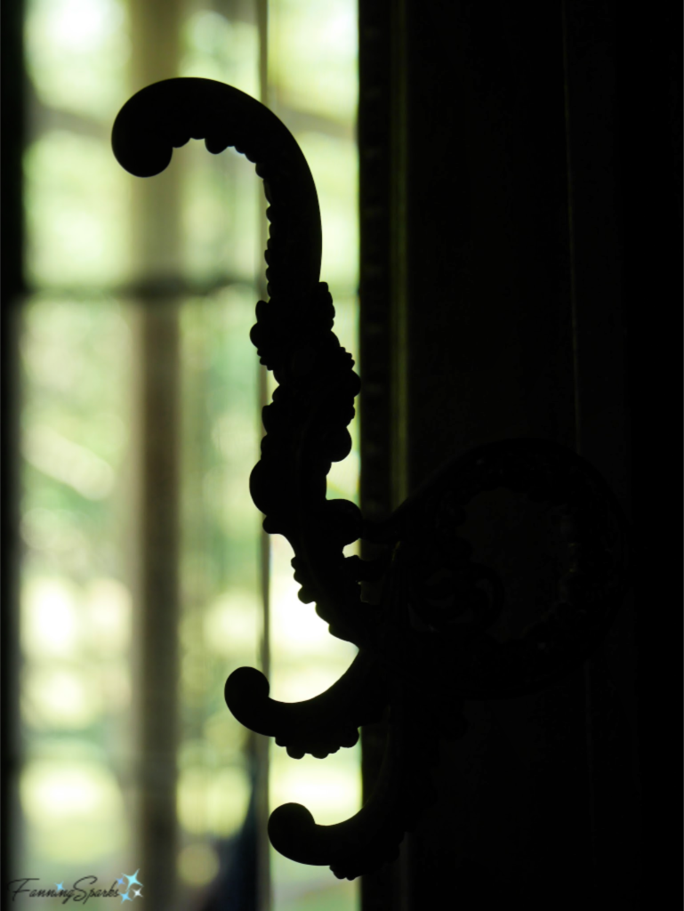 Ornate Coat Hook at the Foster-Thomason-Miller House in Madison Georgia. @FanningSparks