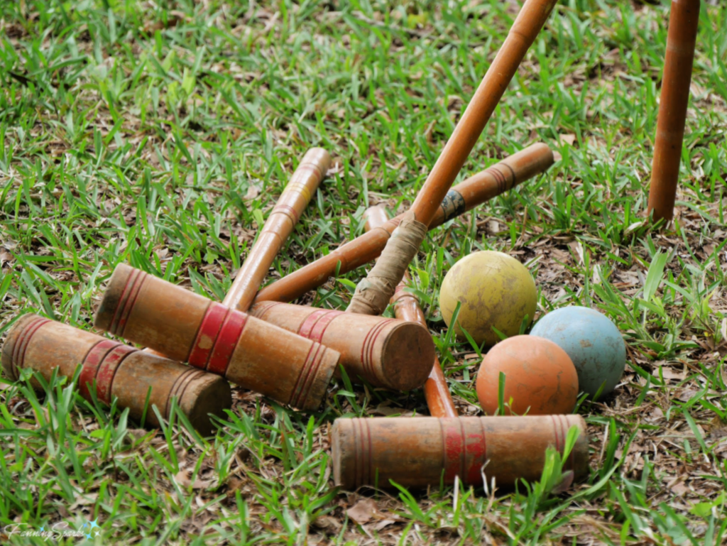 A Vintage Croquet Set for Playful Fun.   @FanningSparks