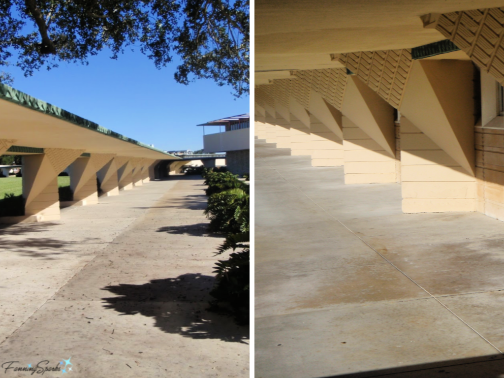 Triangles at Florida Southern College in Lakeland Florida by Frank Lloyd Wright.   @FanningSparks