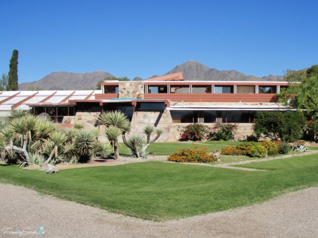 Taliesin West in Scottsdale Arizona by Frank Lloyd Wright.   @FanningSparks