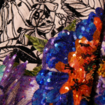 Closeup of Cate Blanchett Gown by Mary Katrantzou. @FanningSparks