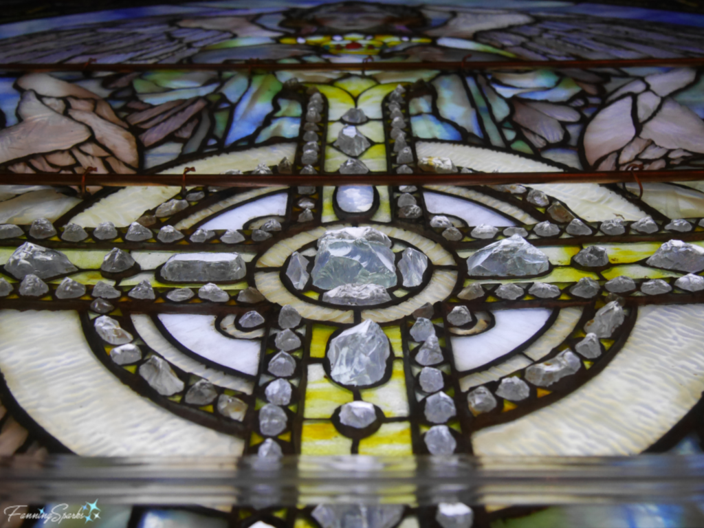 Tiffany Stained Glass Window Details: The Righteous Shall Receive a Crown of Glory.   @FanningSparks