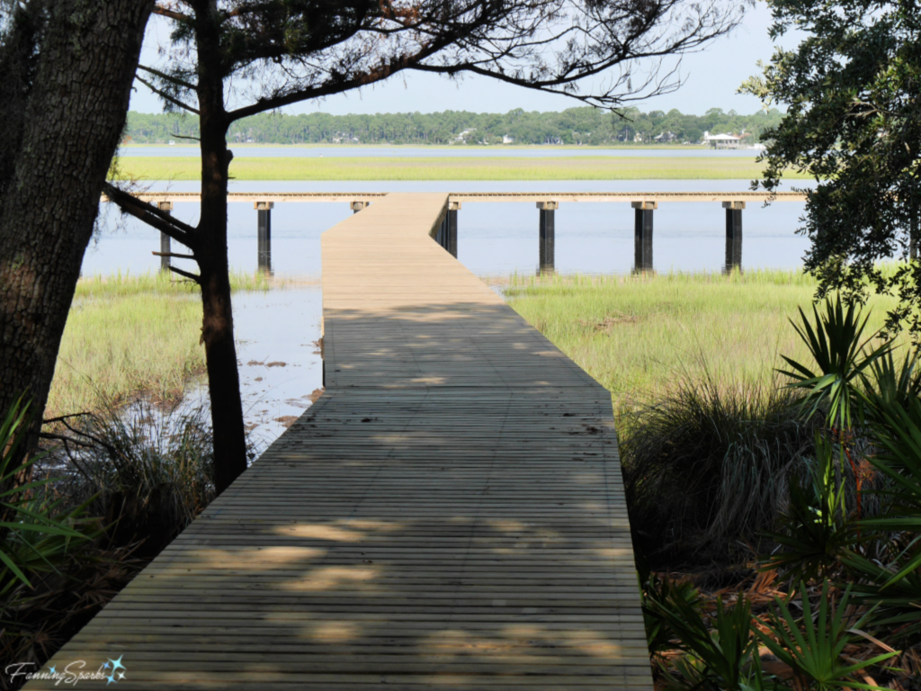 Boardwalk to Dock at Southern Living Idea House 2019.   @FanningSparks