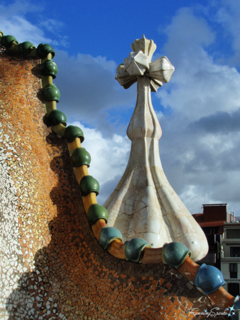 Casa Batllo Rooftop Trencadis.   @FanningSparks