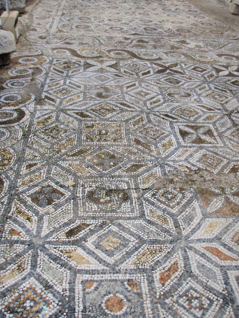 Ancient Mosaic Floors at Ruins of Ephesus in Turkey. @FanningSparks