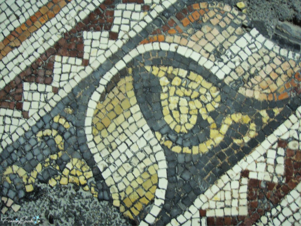 Beautiful Border from the Great Palace Mosaic in Istanbul, Turkey.   @FanningSparks