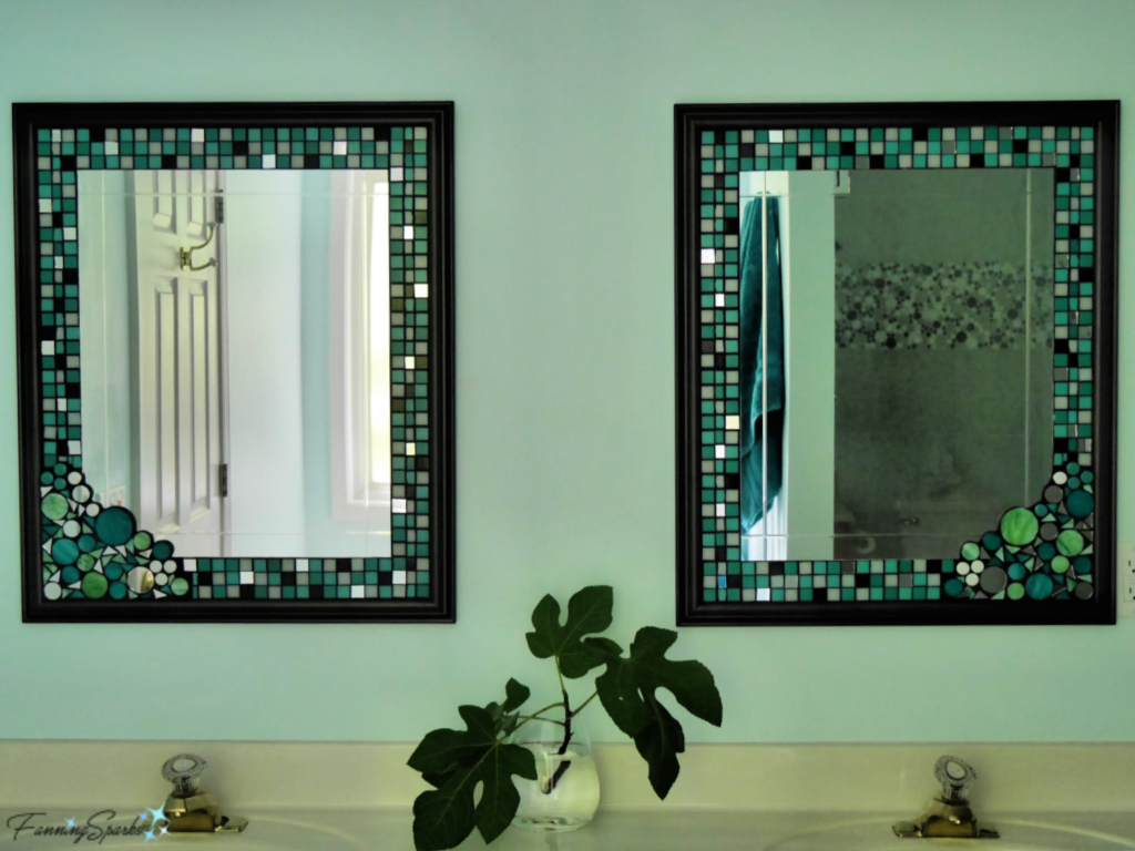 DIY Mirror Mosaic. A complete tutorial of mirror mosaic art on