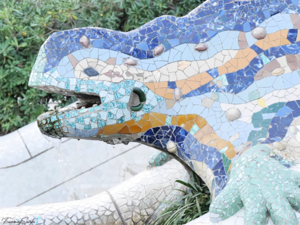 Park Guell Salamander (aka Dragon) Fountain.   @FanningSparks