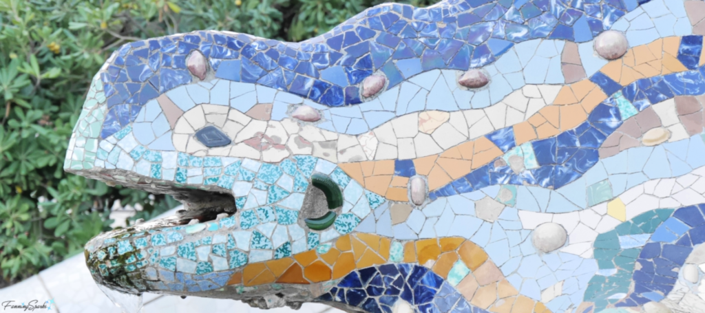 Park Guell's Famous Salamander (aka Dragon) Fountain. @FanningSparks