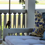 Swinging Porch at Southern Living Idea House 2019. @FanningSparks