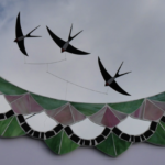 Mandala-Inspired Oval Mosaic Mirror. @FanningSparks