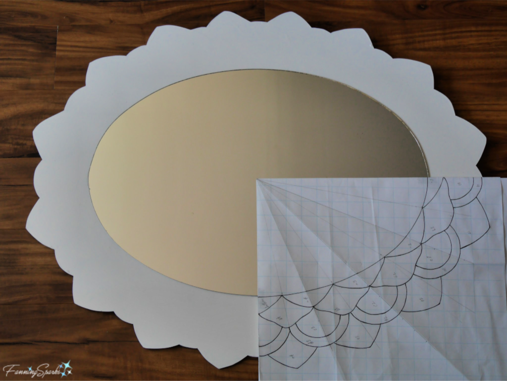 Mirror Backing Shown with Pattern.   @FanningSparks