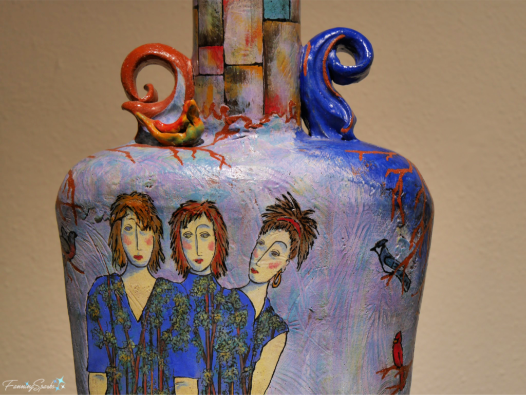 We Each Wear It a Little Differently Vase by Beth Tarkington.   @FanningSparks