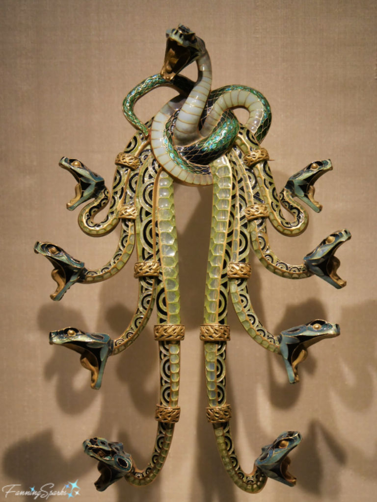 Serpents Pectoral by René Lalique.  Viewed at Calouste Gulbenkian Museum in Lisbon.  @FanningSparks