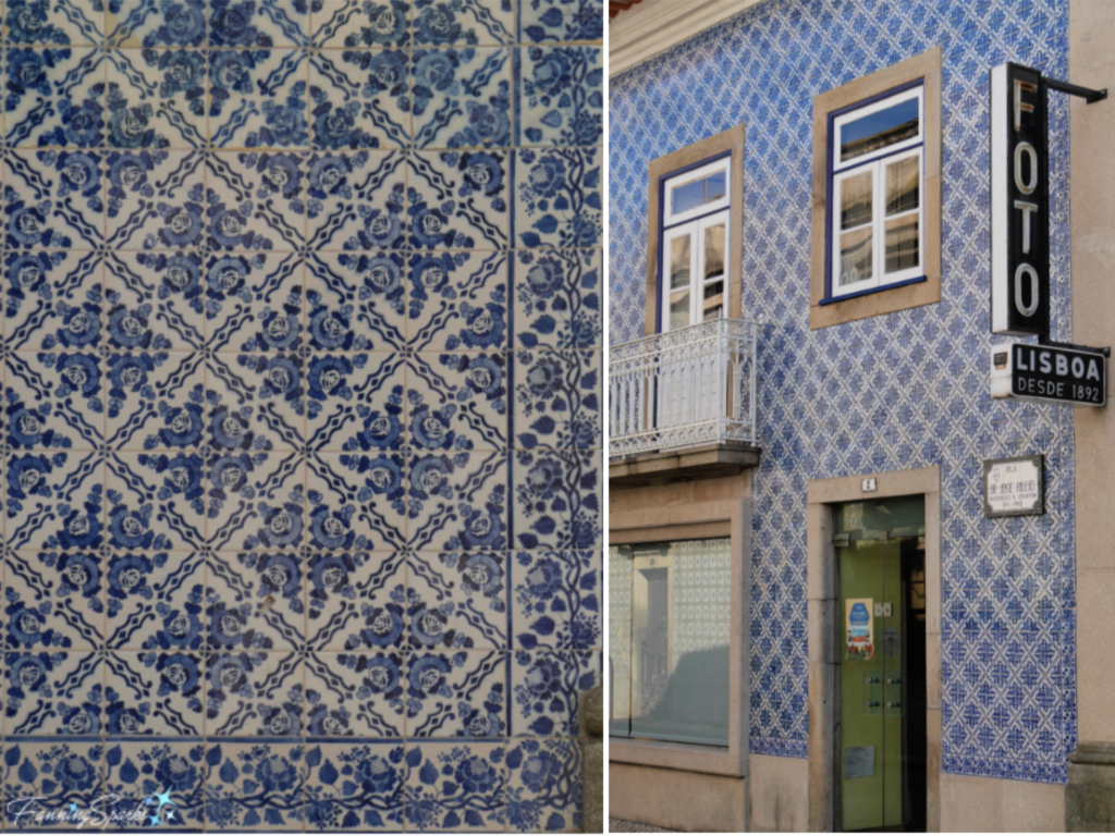 Portuguese Tiles/ Azulejos on Photography Shop in Ovar.   @FanningSparks