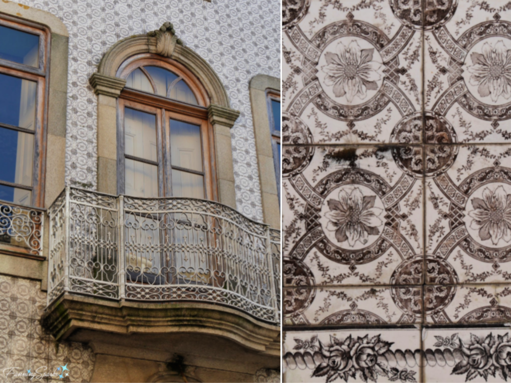 Portuguese Tiles/ Azulejos on a Home in Ovar.   @FanningSparks