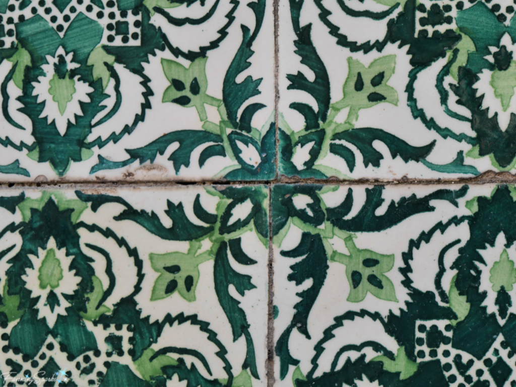 Portuguese Tiles/ Azulejos on a Home in Ovar.   @FanningSparks