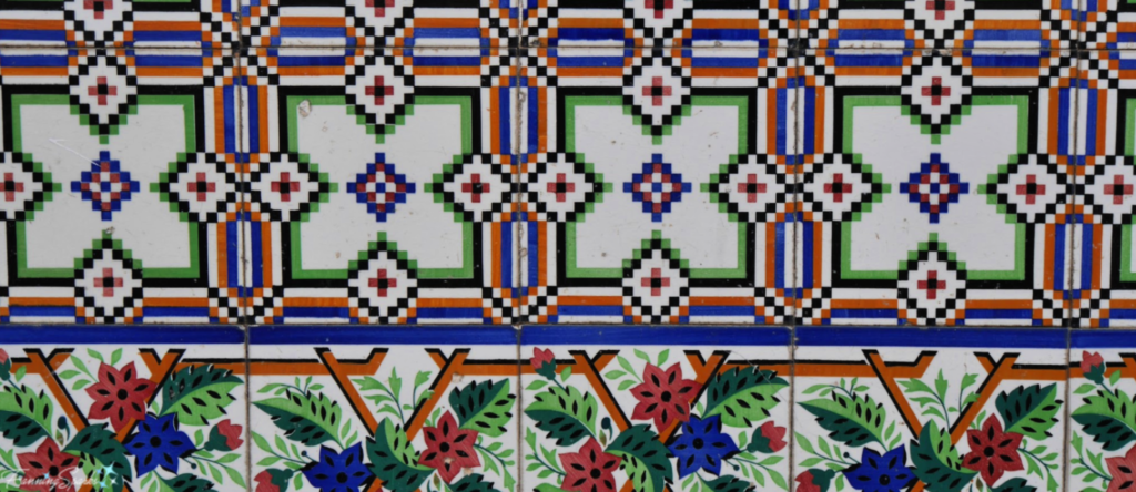 Portuguese Tiles/ Azulejo Brilliant Color and Energetic Pattern. @FanningSparks