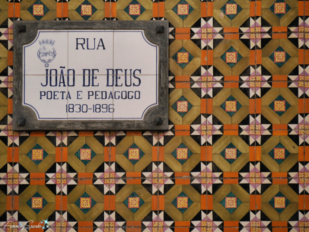 Portuguese Tiles/ Azulejos on a Home in Ovar.   @FanningSparks