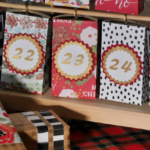 25 Moments of Joy Tabletop Tree/ Advent Calendar. Full DIY Tutorial @FanningSparks.