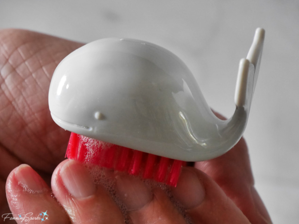 Whale Nail Brush by Kikkerland.  An Everyday Thing That Isn’t Every Day.  @FanningSparks