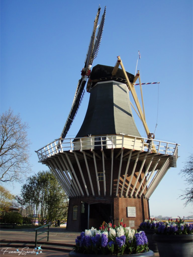Traditional Dutch Windmill at Keukenhof in Lisse Netherlands   @FanningSparks