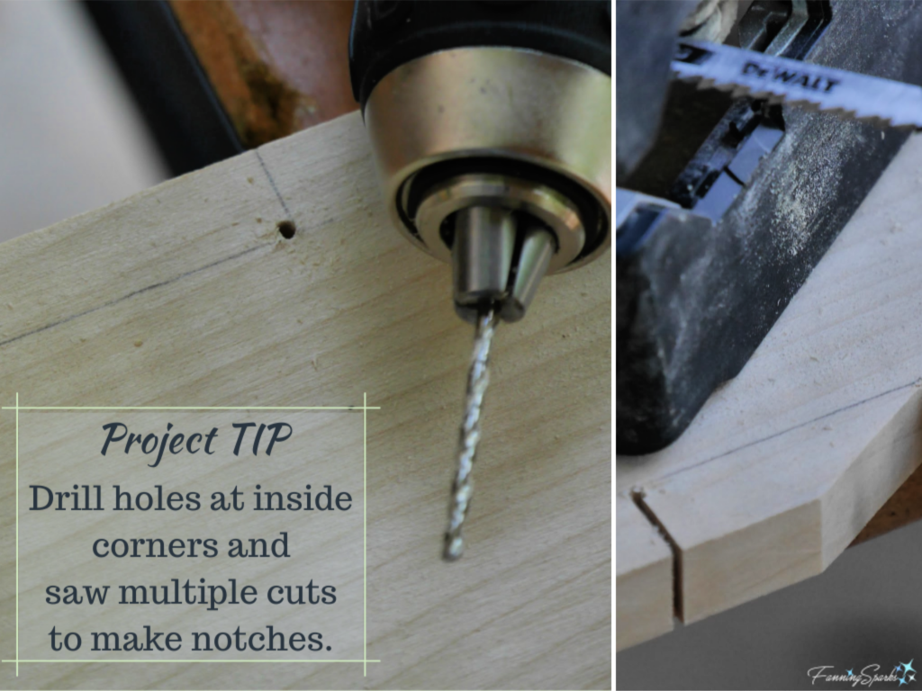 Project Tip: Drill Corners and Multiple Cuts   @FanningSparks