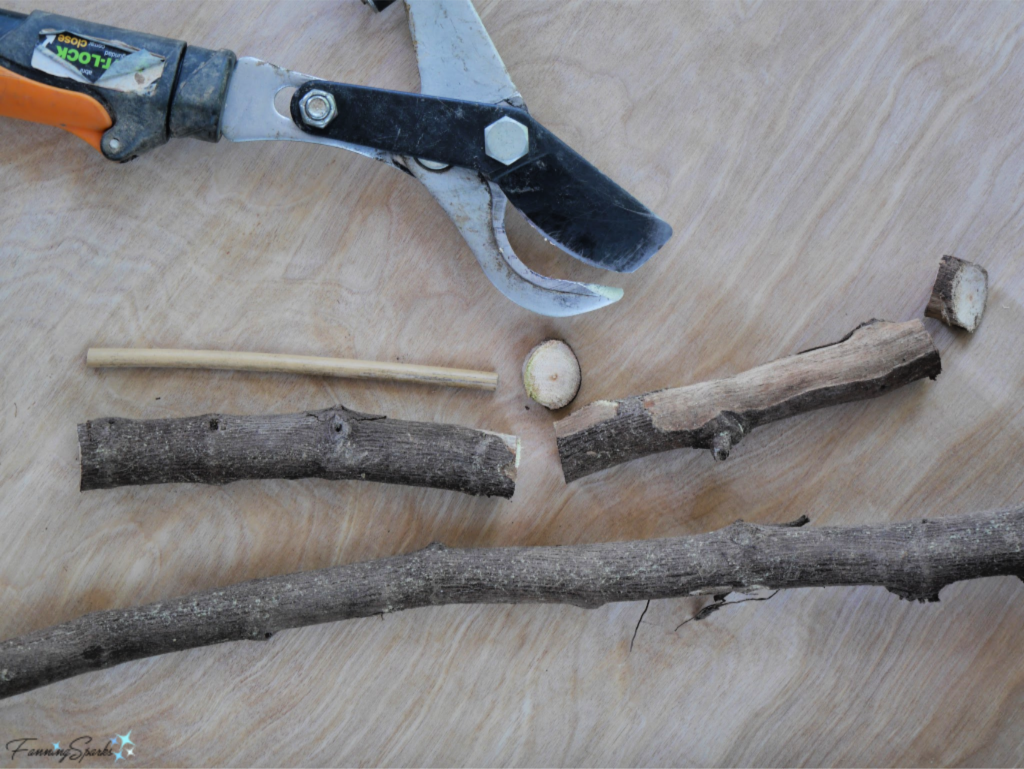 Wood Branches for AirBee-n-Bee House @FanningSparks