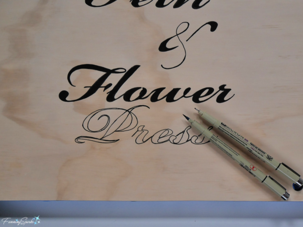 Fern & Flower Press – Coloring Letters   @FanningSparks